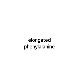 elongated phenylalanine